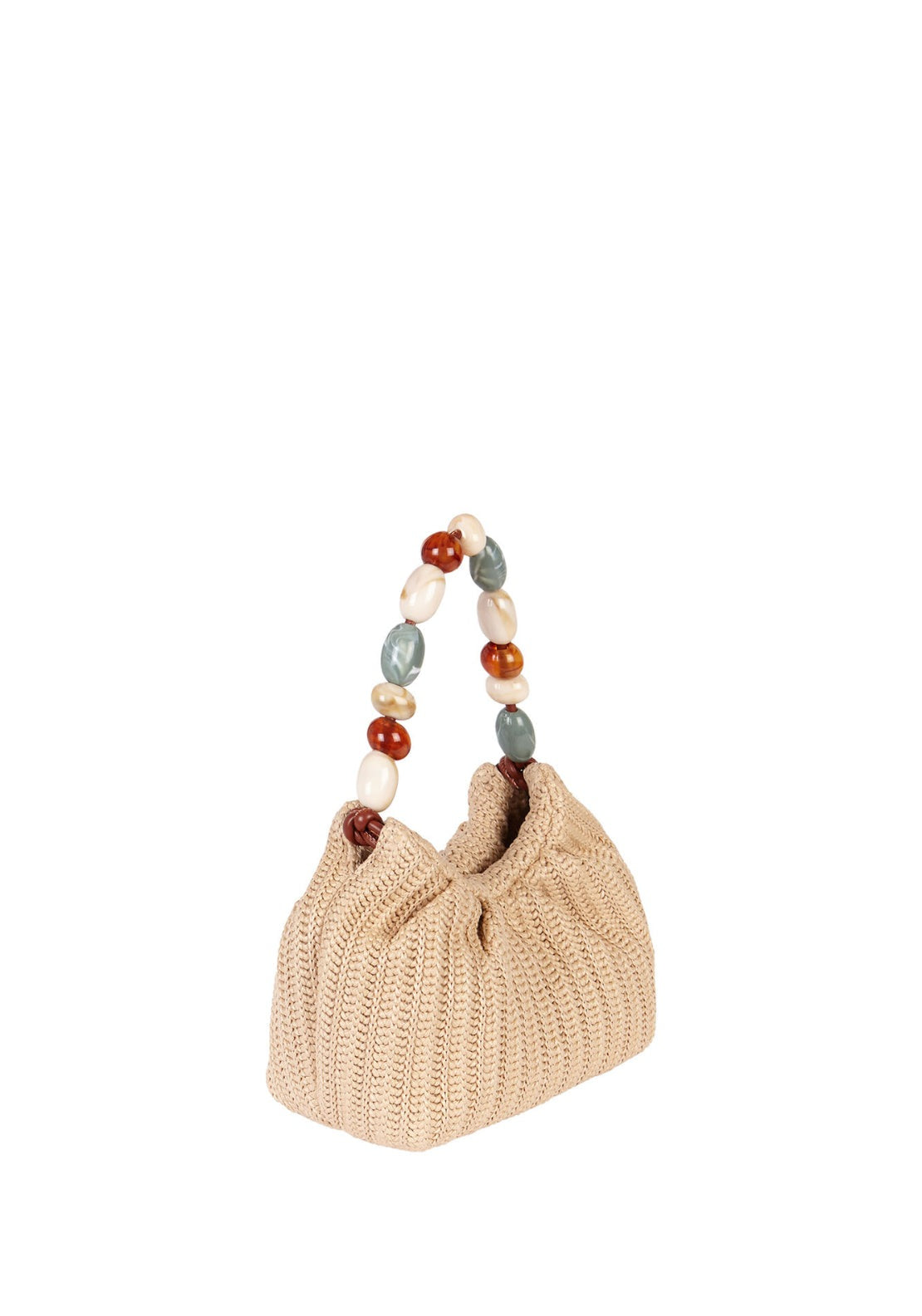 Cortefiel Basic Shopper Bag With Stitching - Brown 2 Shaws Department Stores