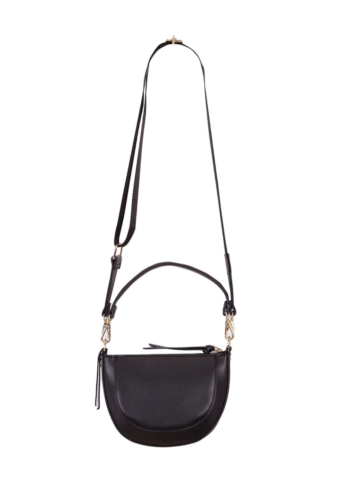 Crossbody Bag Double Handle - Black