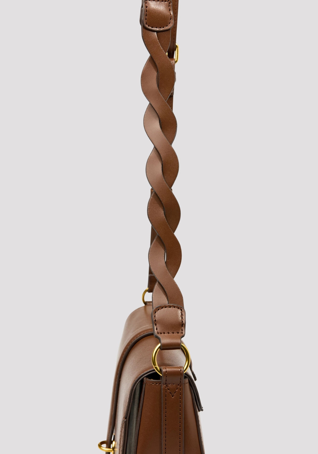 Flap Crossbody Bag - Tan