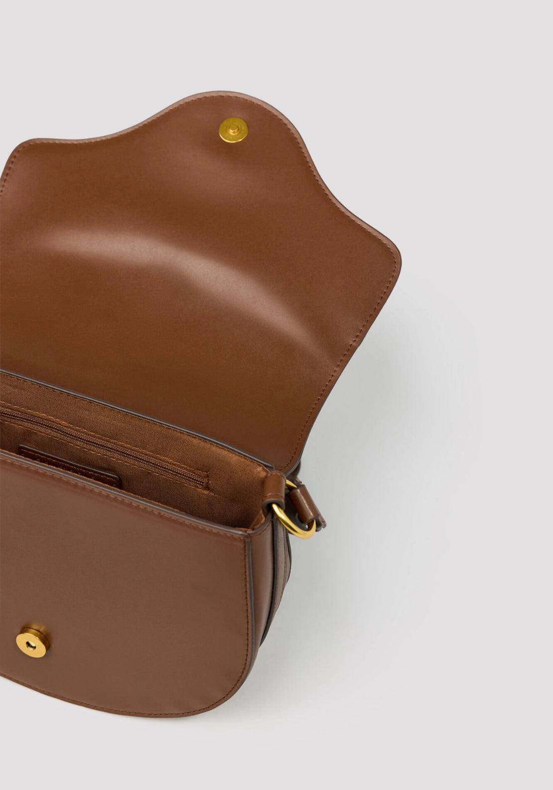 Flap Crossbody Bag - Tan