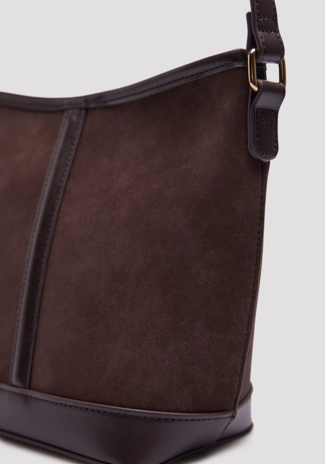 Bucket Crossbody Bag - Dark Brown