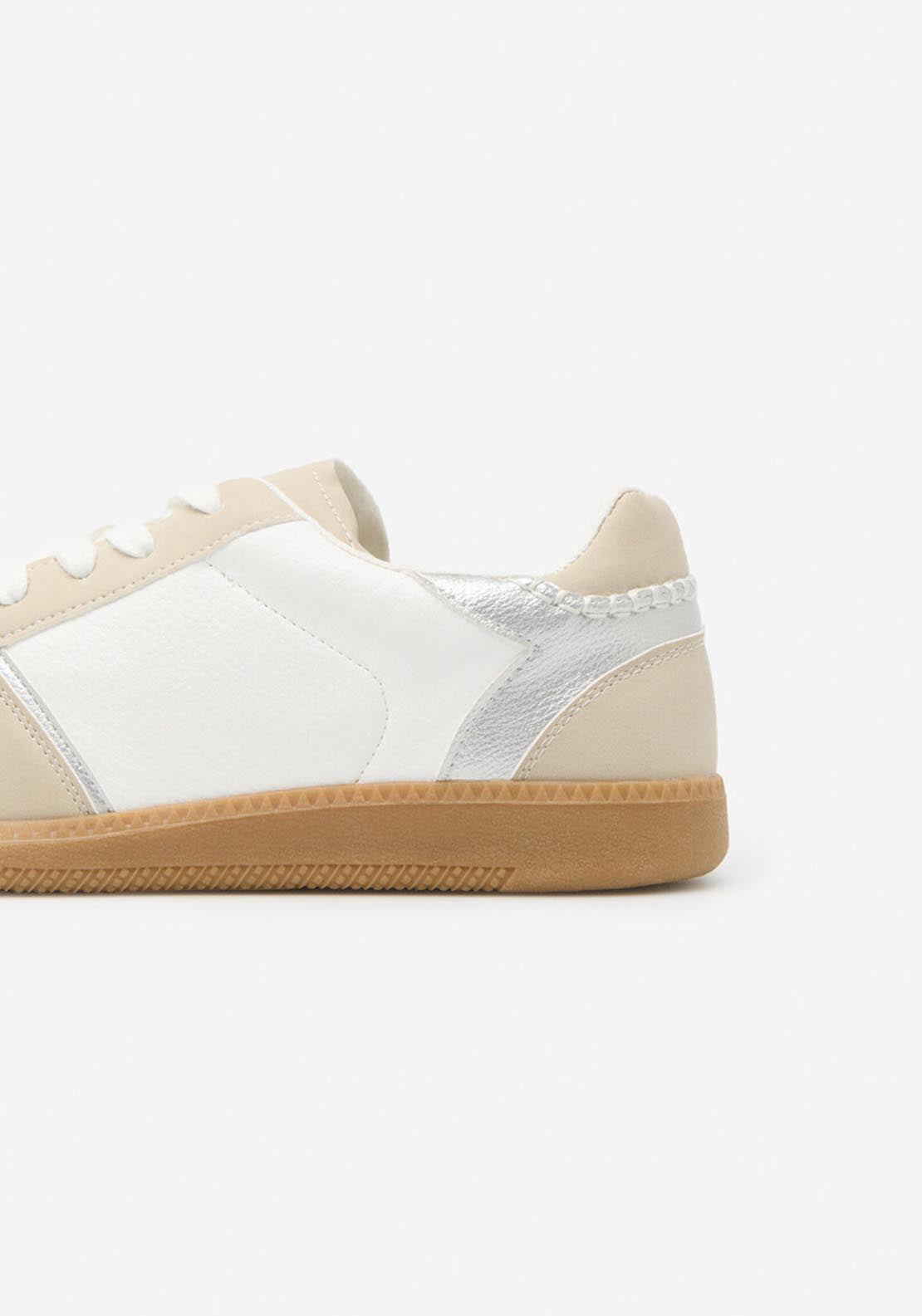Cortefiel Trainers - Cream 2 Shaws Department Stores