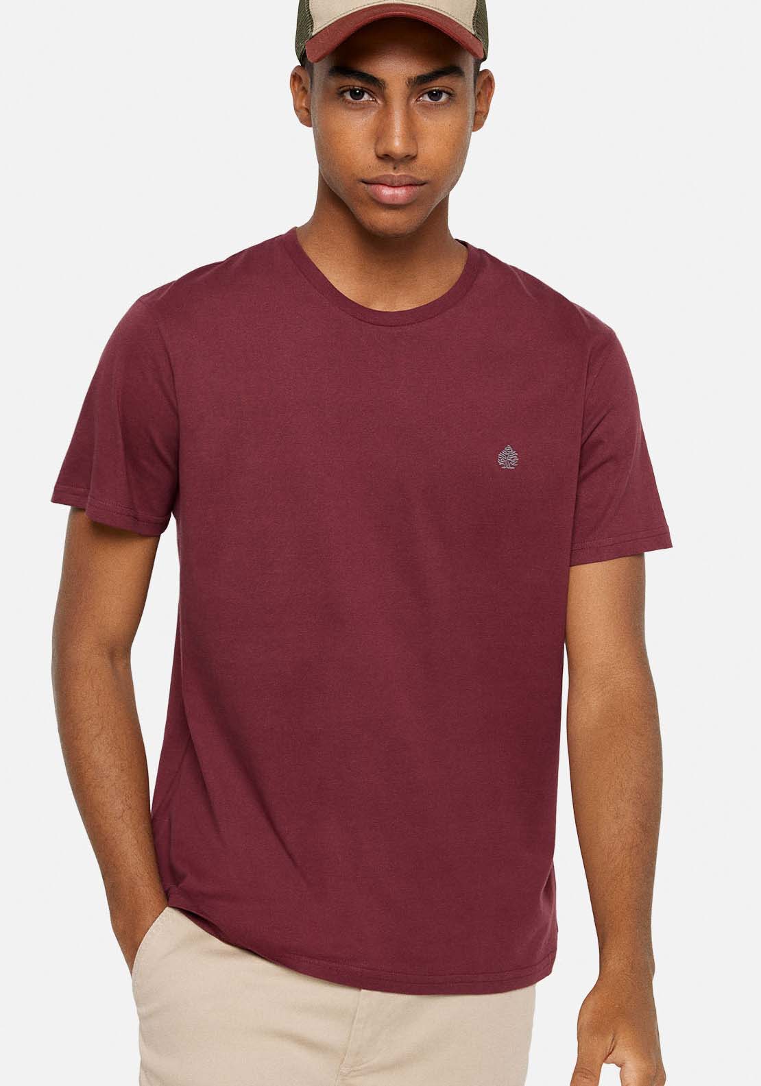 Springfield Essential tree T-shirt - Wine 1 Shaws Department Stores