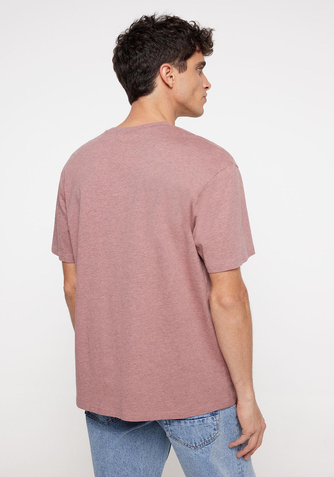 Springfield Short Sleeve T-Shirt - Pink 3 Shaws Department Stores