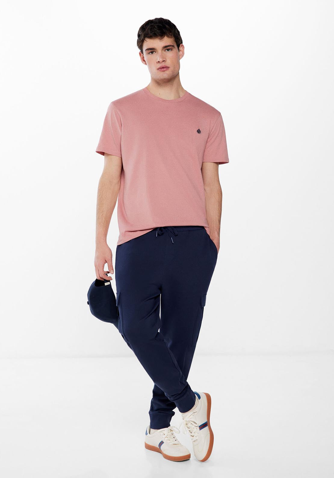 Springfield Short Sleeve Plain Tshirt - Pink 3 Shaws Department Stores