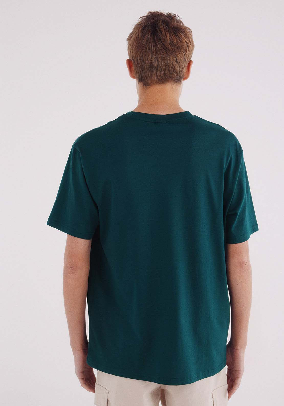 Basic Round Neck T-Shirt - Green