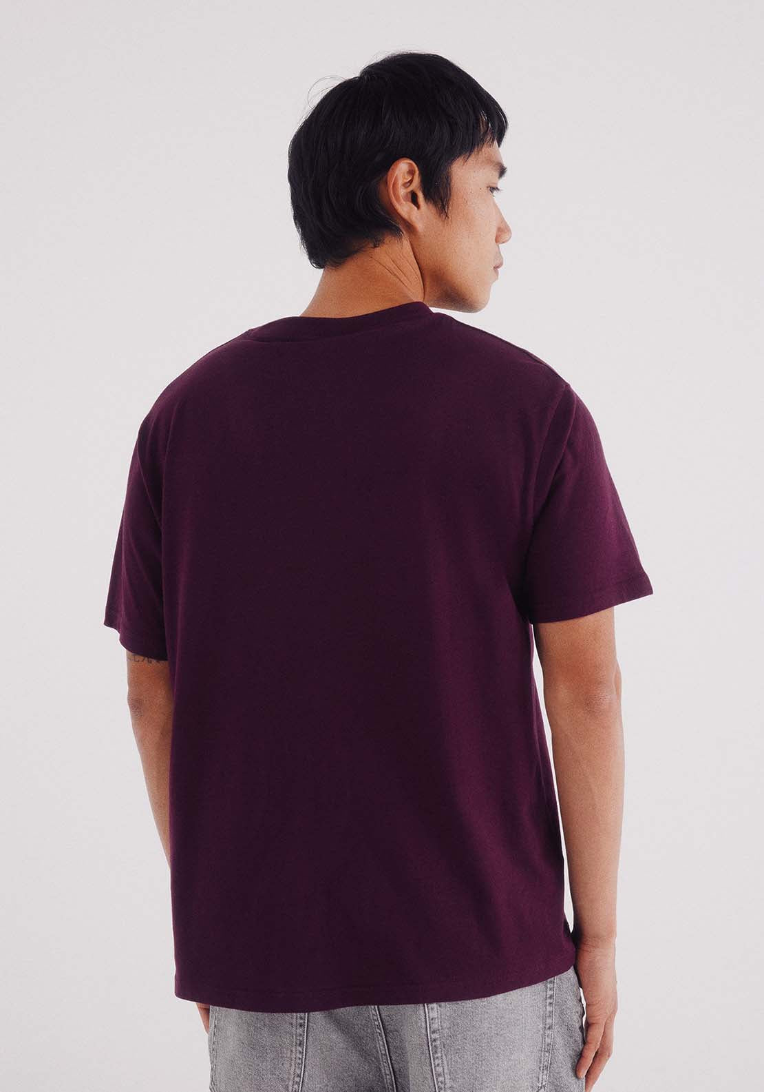 Basic Round Neck T-Shirt - Red