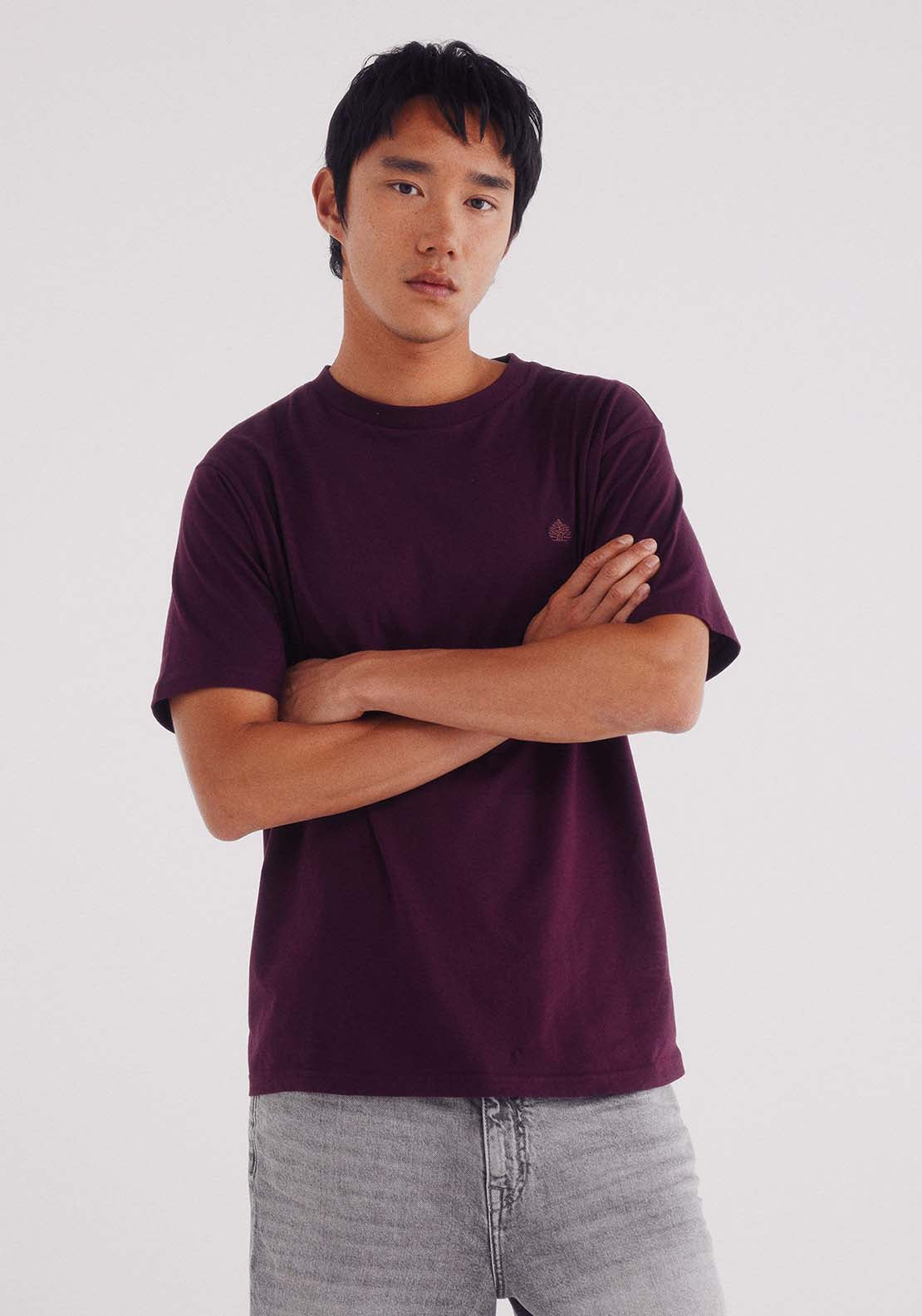 Basic Round Neck T-Shirt - Red