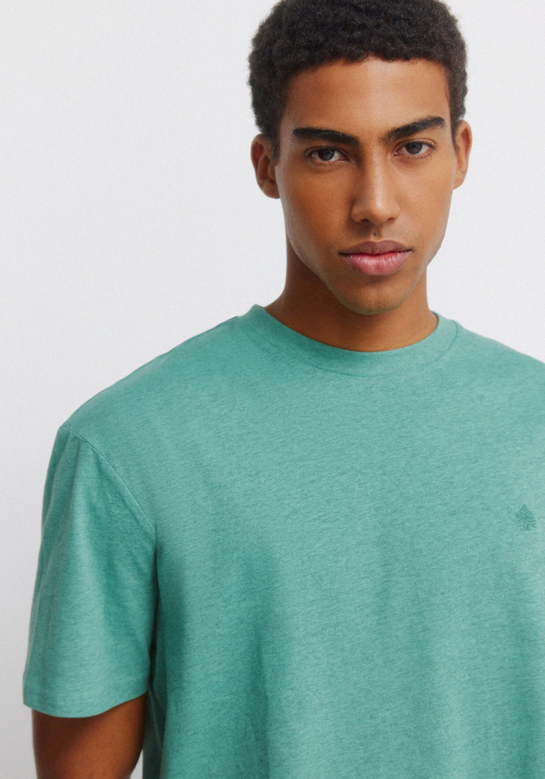 Viscose Basic T-Shirt - Green