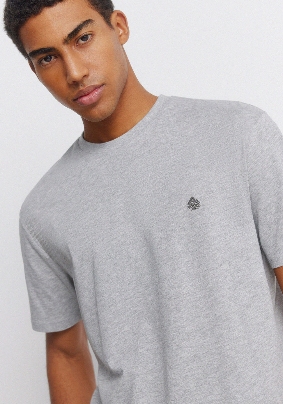 Viscose Basic T-Shirt - Grey