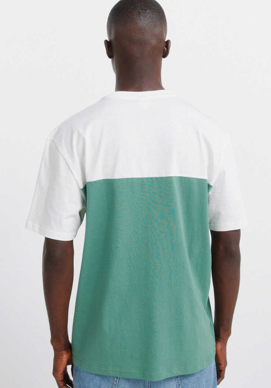 Colour Block T-Shirt - Green