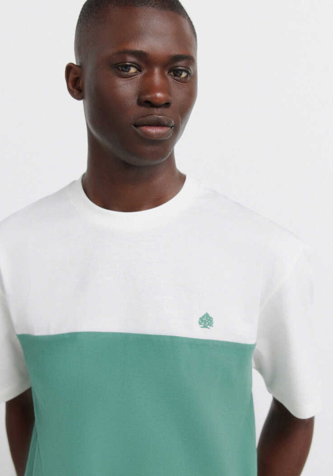 Colour Block T-Shirt - Green