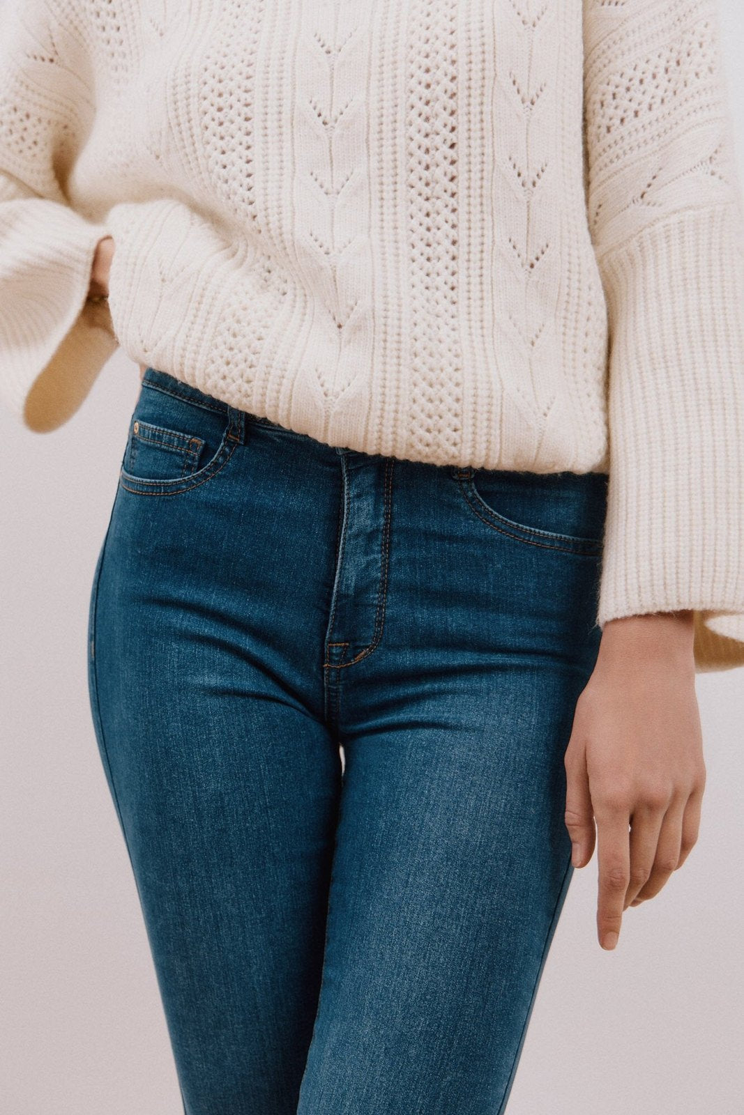 Cortefiel Sensational jeans - Medium Blue 4 Shaws Department Stores