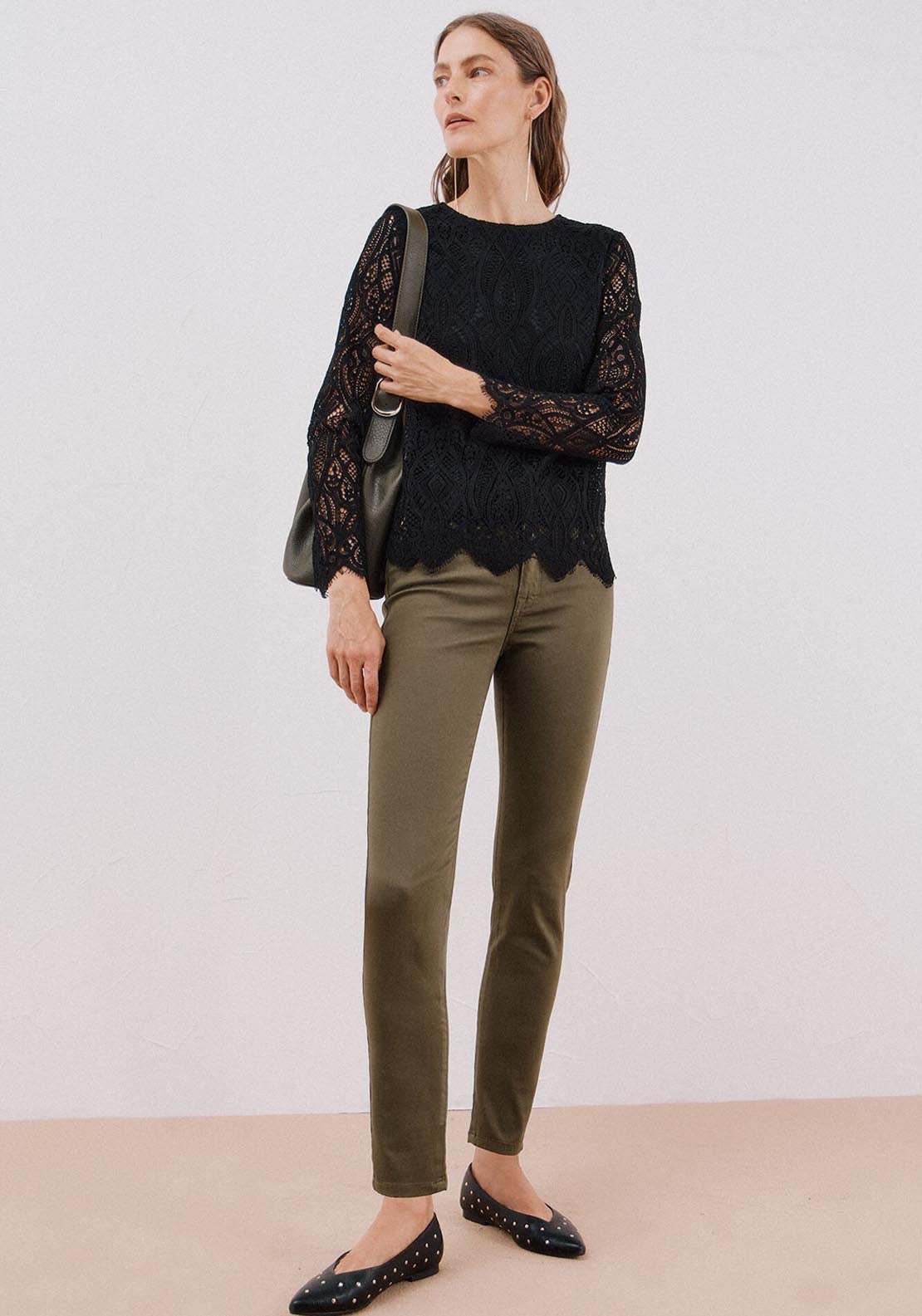 Sensational Color Pants - Beige