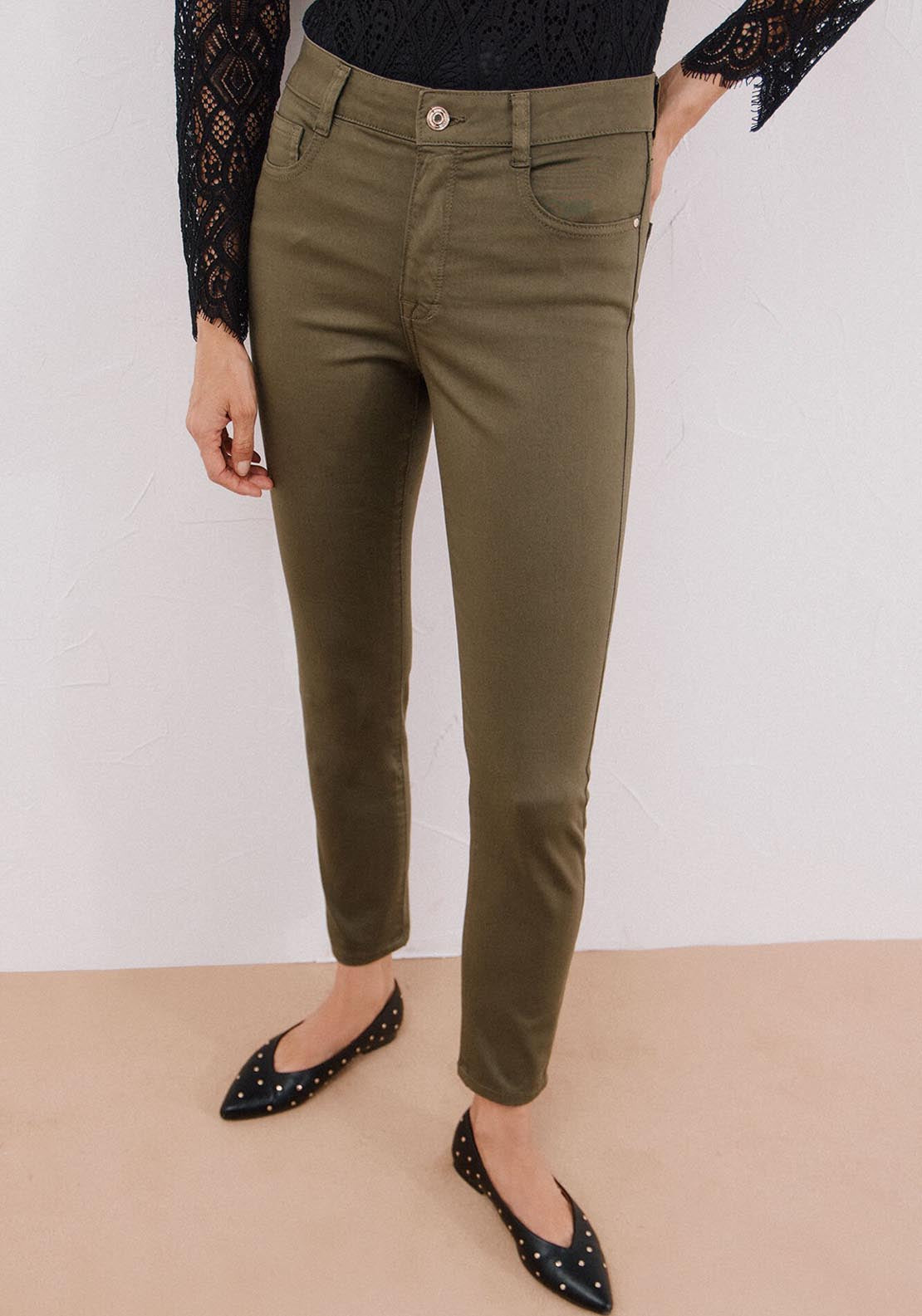 Sensational Color Pants - Beige