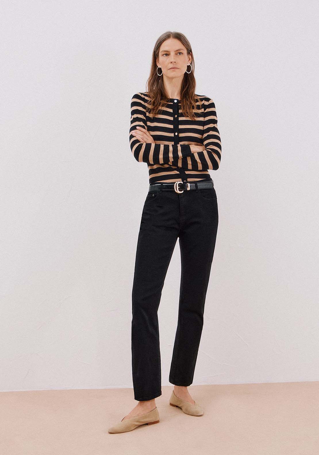 Straight Jeans - Black