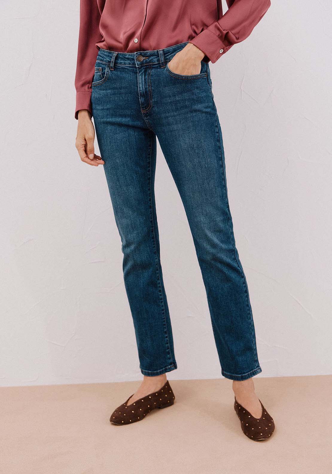 Straight Jeans - Blue