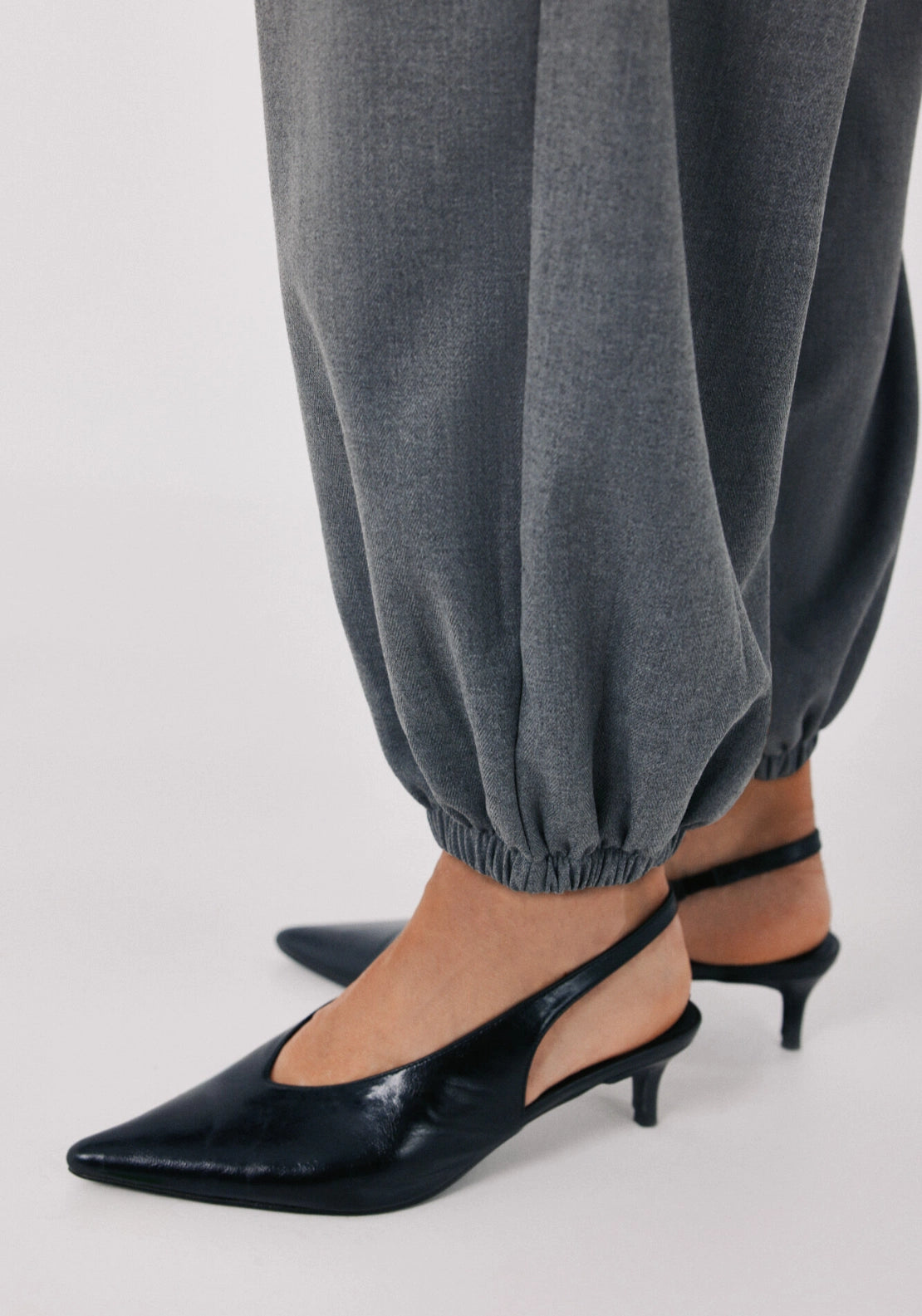 Baggy Dress Pants - Medium Grey