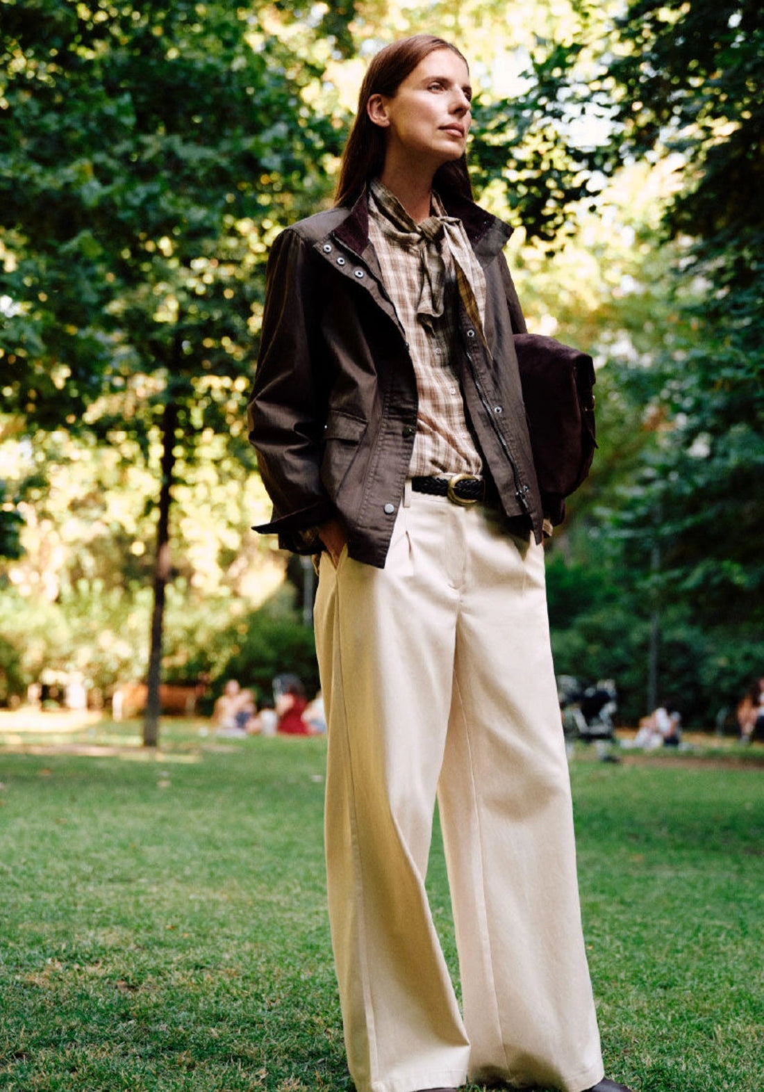 Tailored Serge Trousers - Ivory
