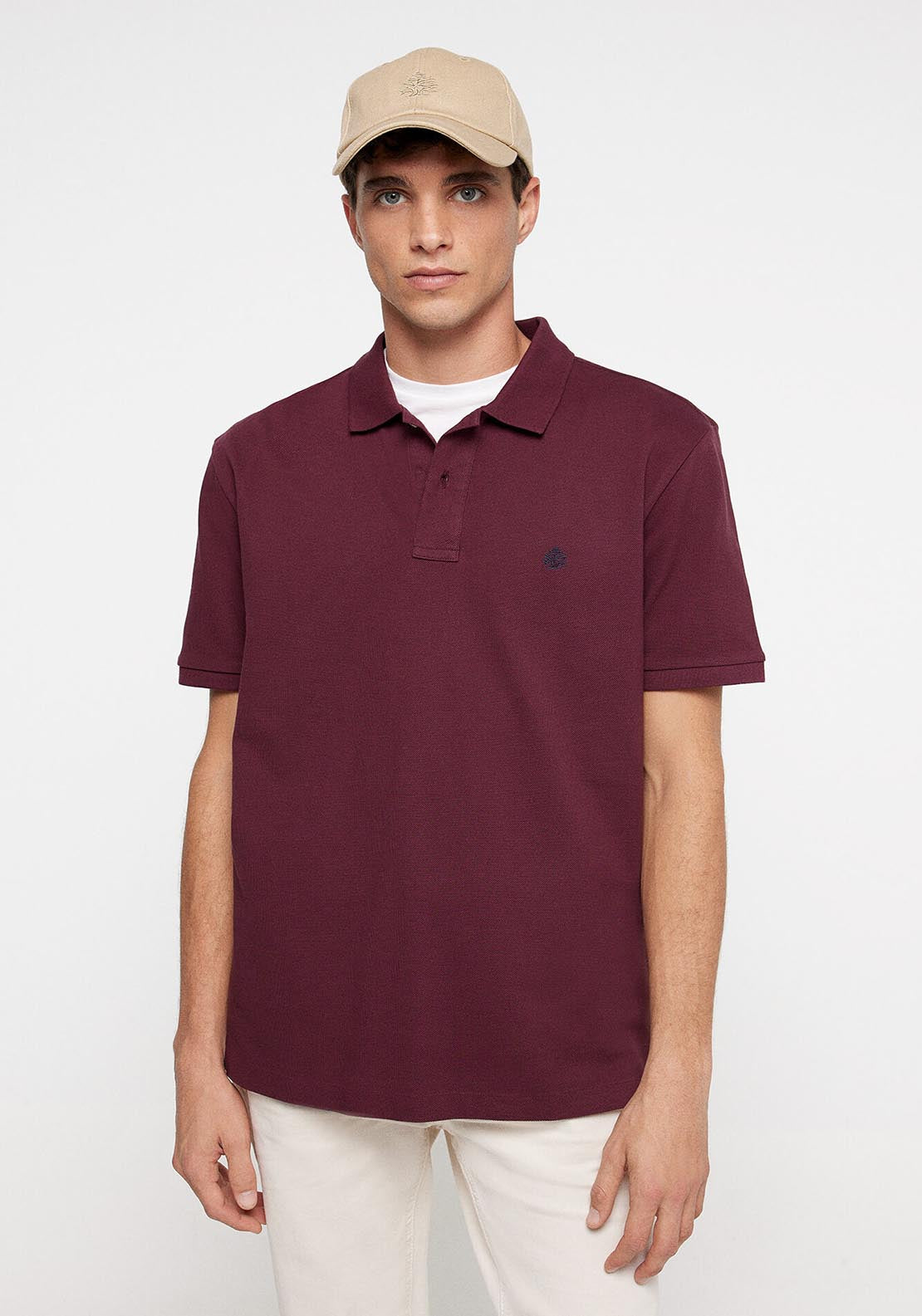 Springfield Basic piqué polo shirt 1 Shaws Department Stores