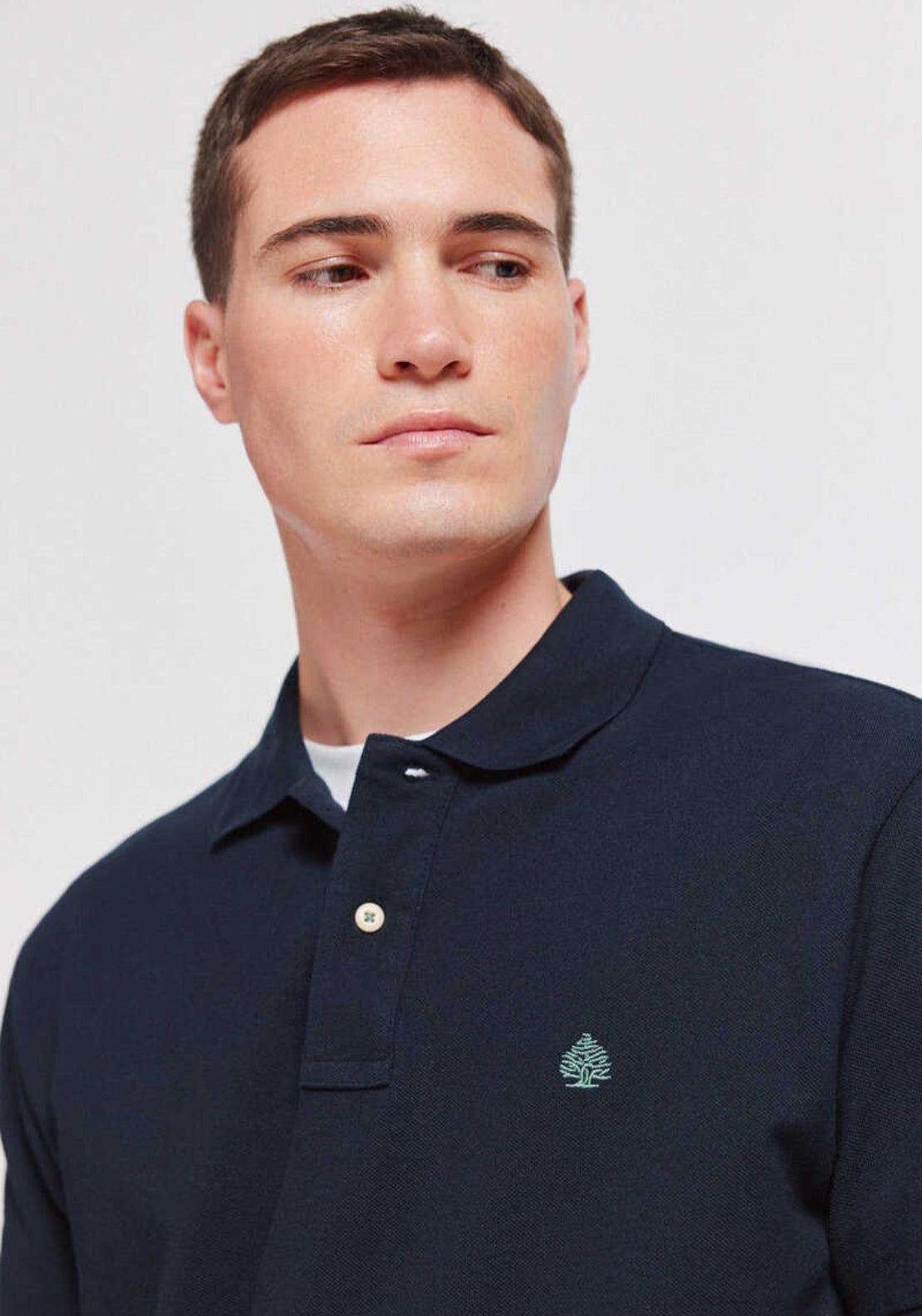 100% Cotton Basic Regular Fit Polo Shirt - Blue