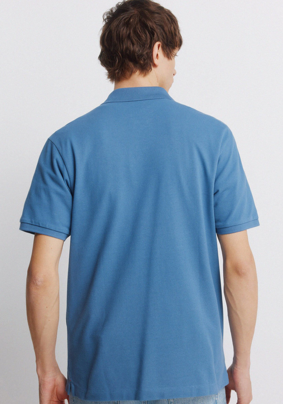 Basic Polo Shirt Regular Fit - Medium Blue
