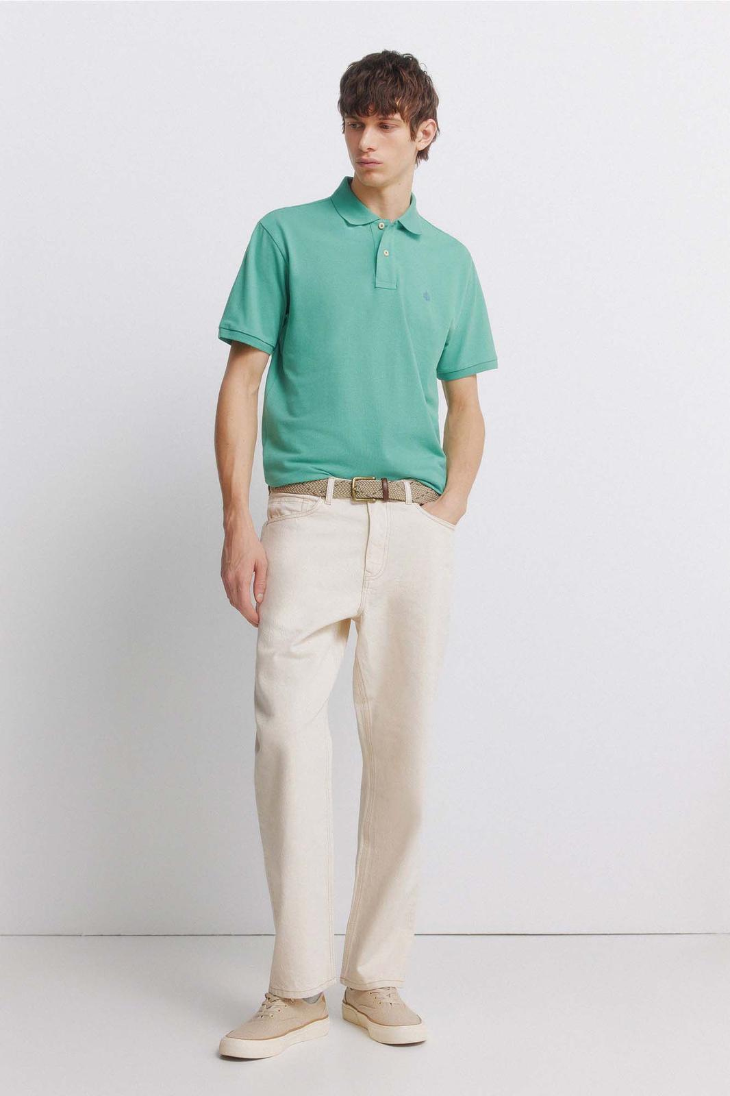 Basic Regular Fit Polo Shirt - Green