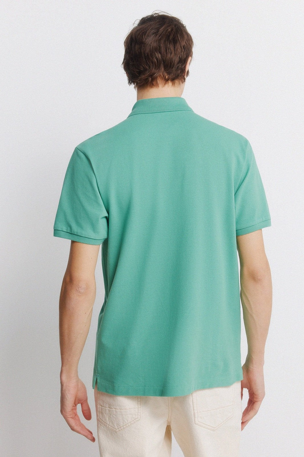 Basic Regular Fit Polo Shirt - Green