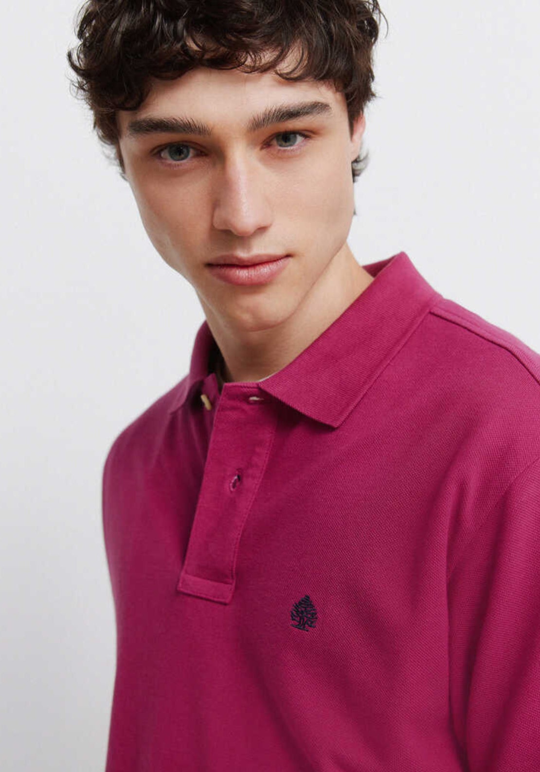 Basic Polo Shirt Regular Fit - Medium Blue