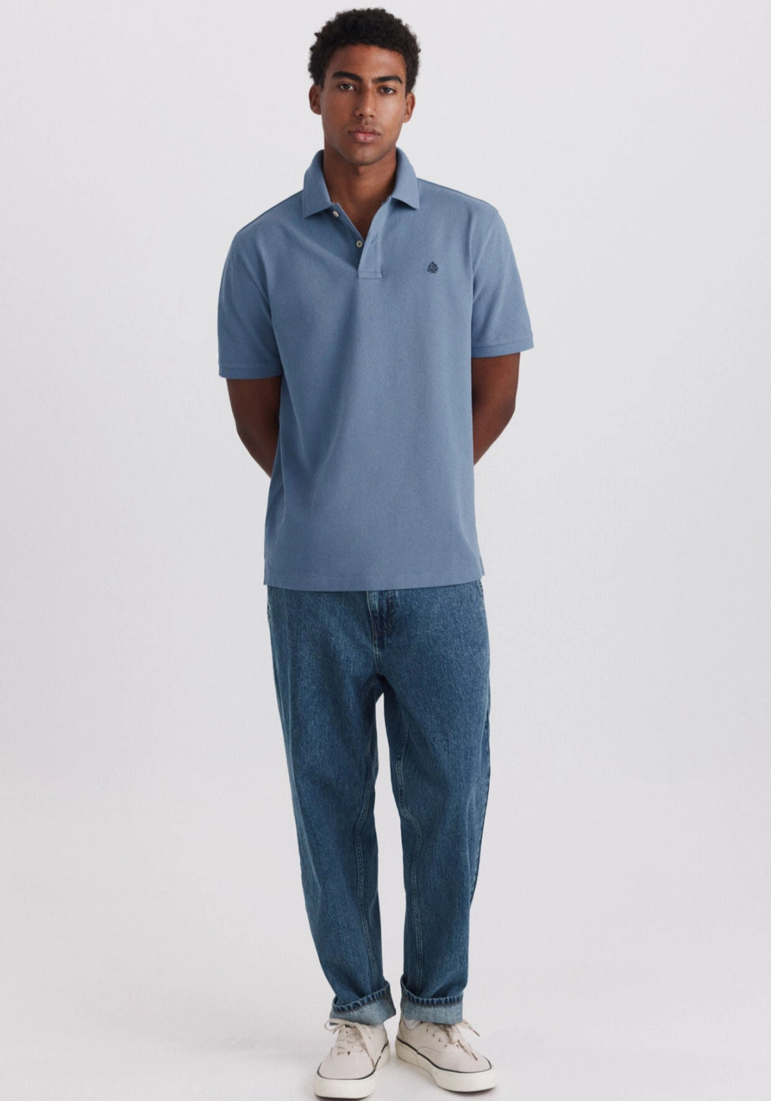 Basic Polo Shirt - Blue