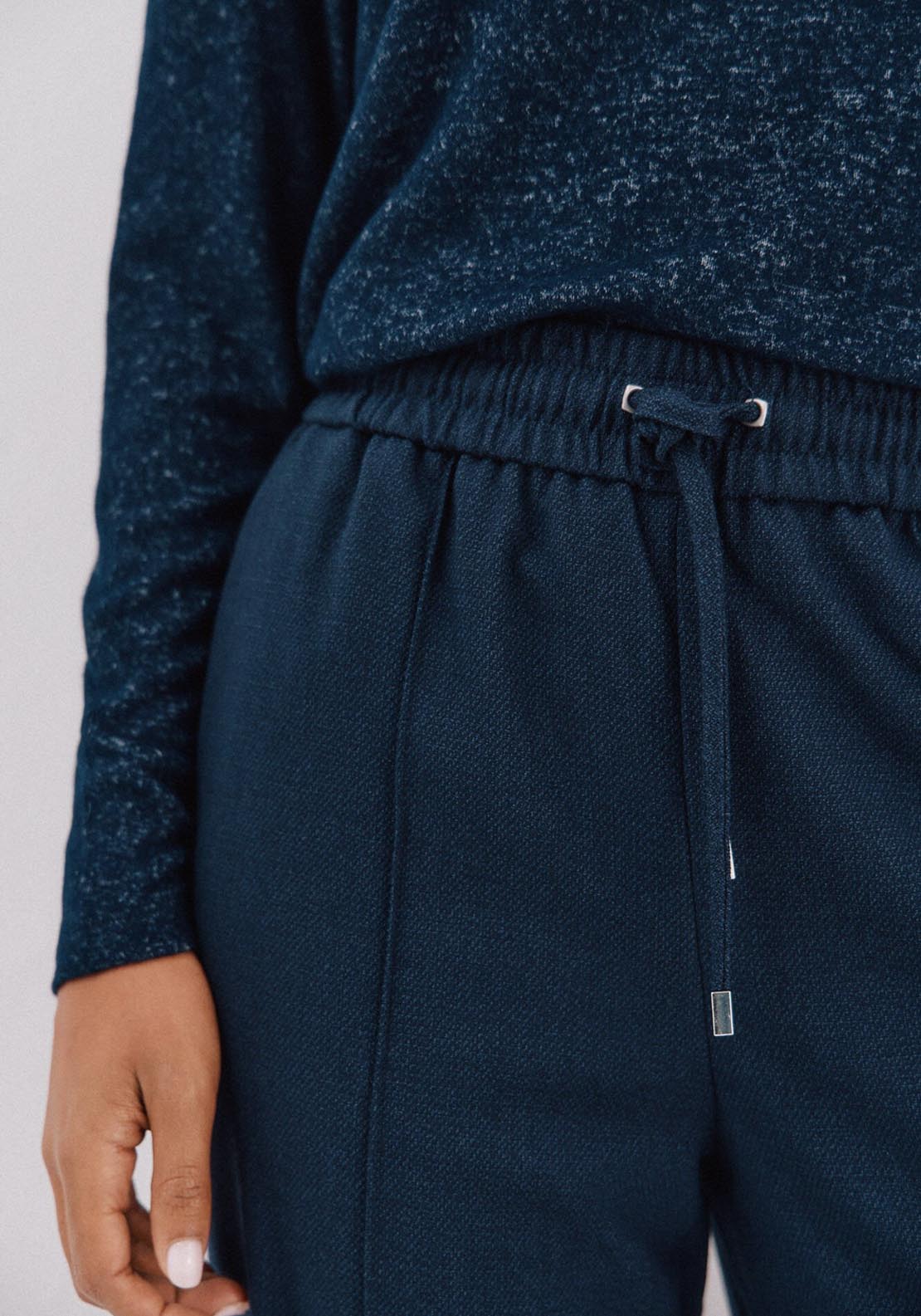Panralón Rubber Texture Trousers - Blue