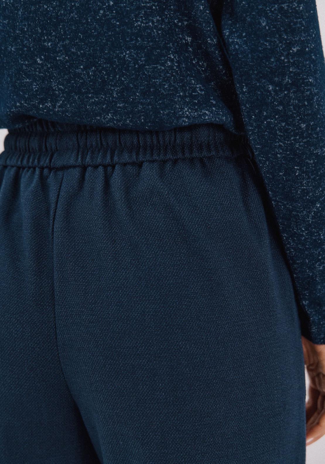 Panralón Rubber Texture Trousers - Blue