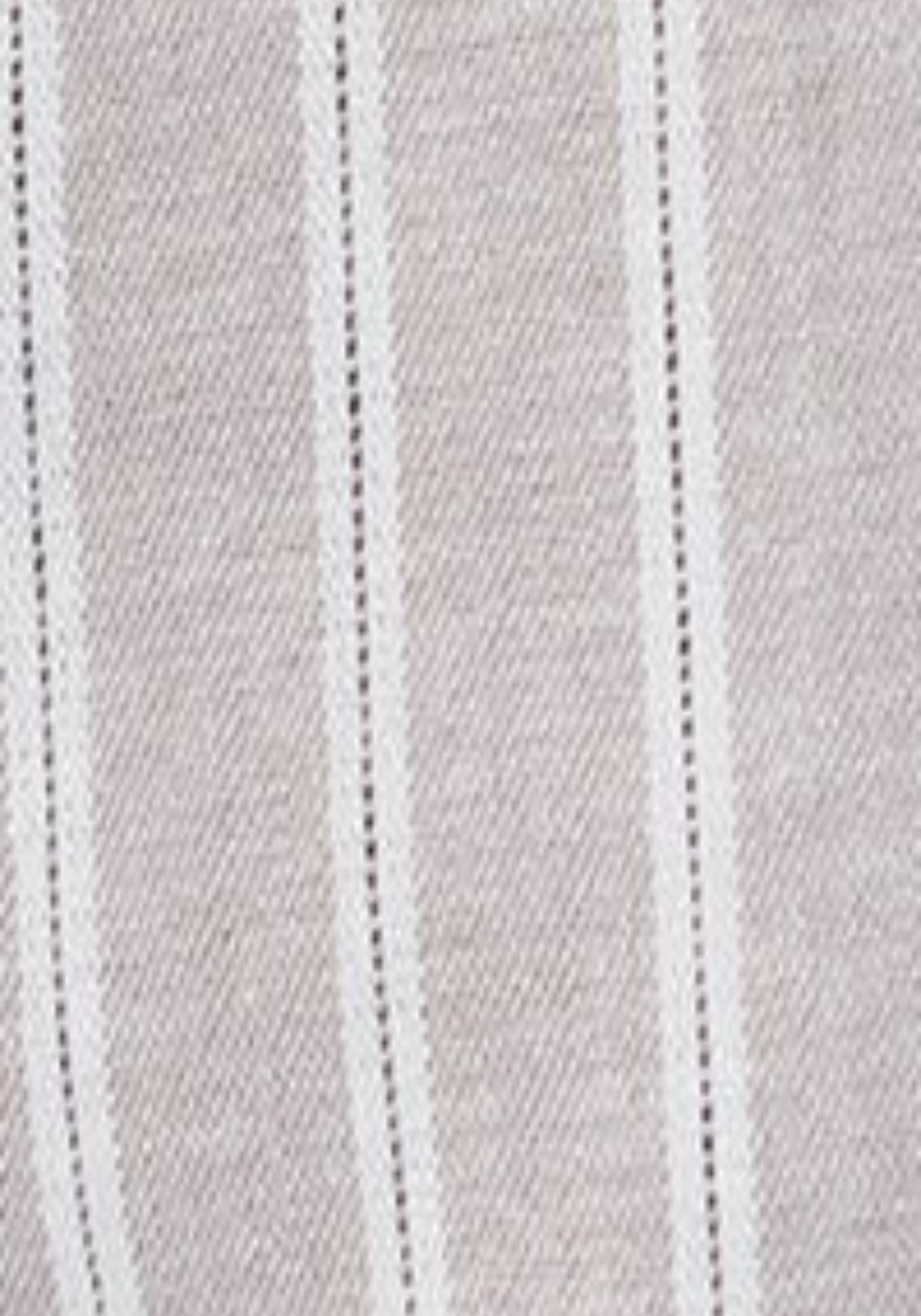 Wide Leg Trousers With Linen - White Print