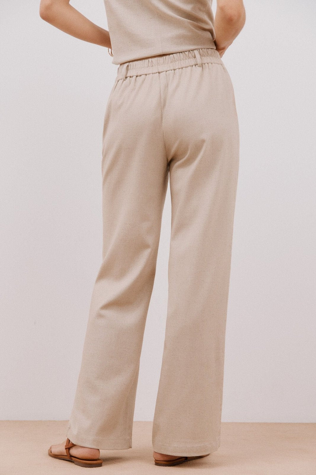 Cortefiel Midi Cape Skirt - Sand 2 Shaws Department Stores