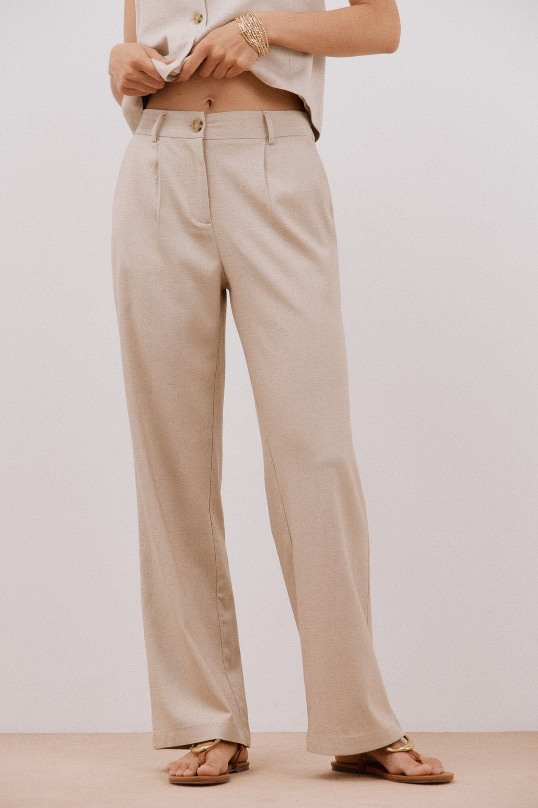 Cortefiel Midi Cape Skirt - Sand 1 Shaws Department Stores