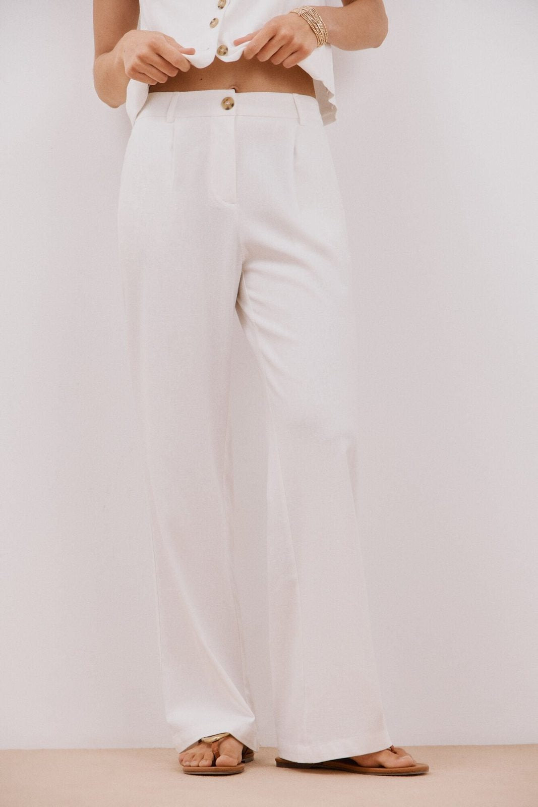 Cortefiel Midi Cape Skirt - White 1 Shaws Department Stores