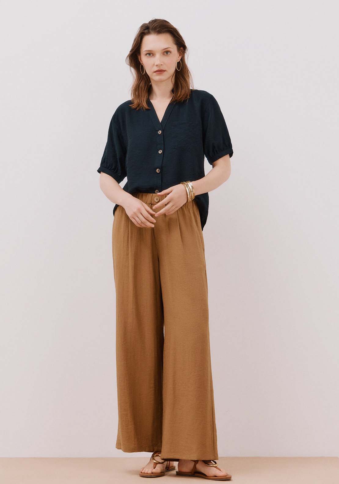 Animal Print Shirt - Black