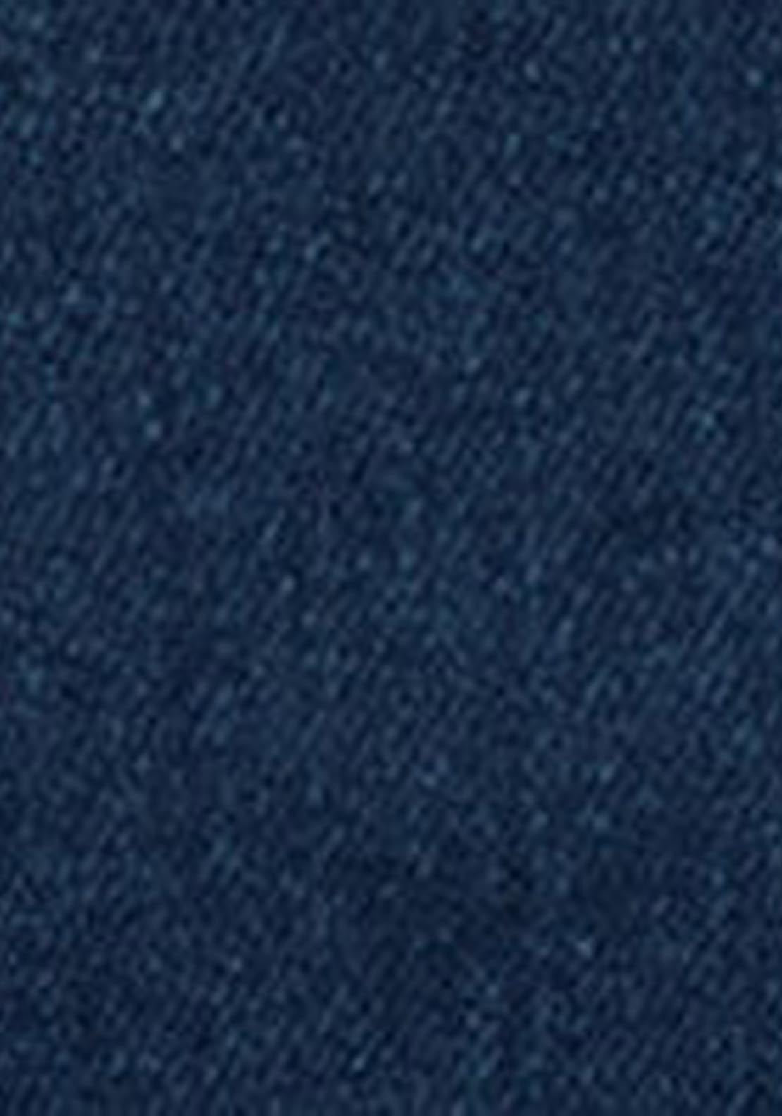 Palazzo Jeans With Buttons - Blue