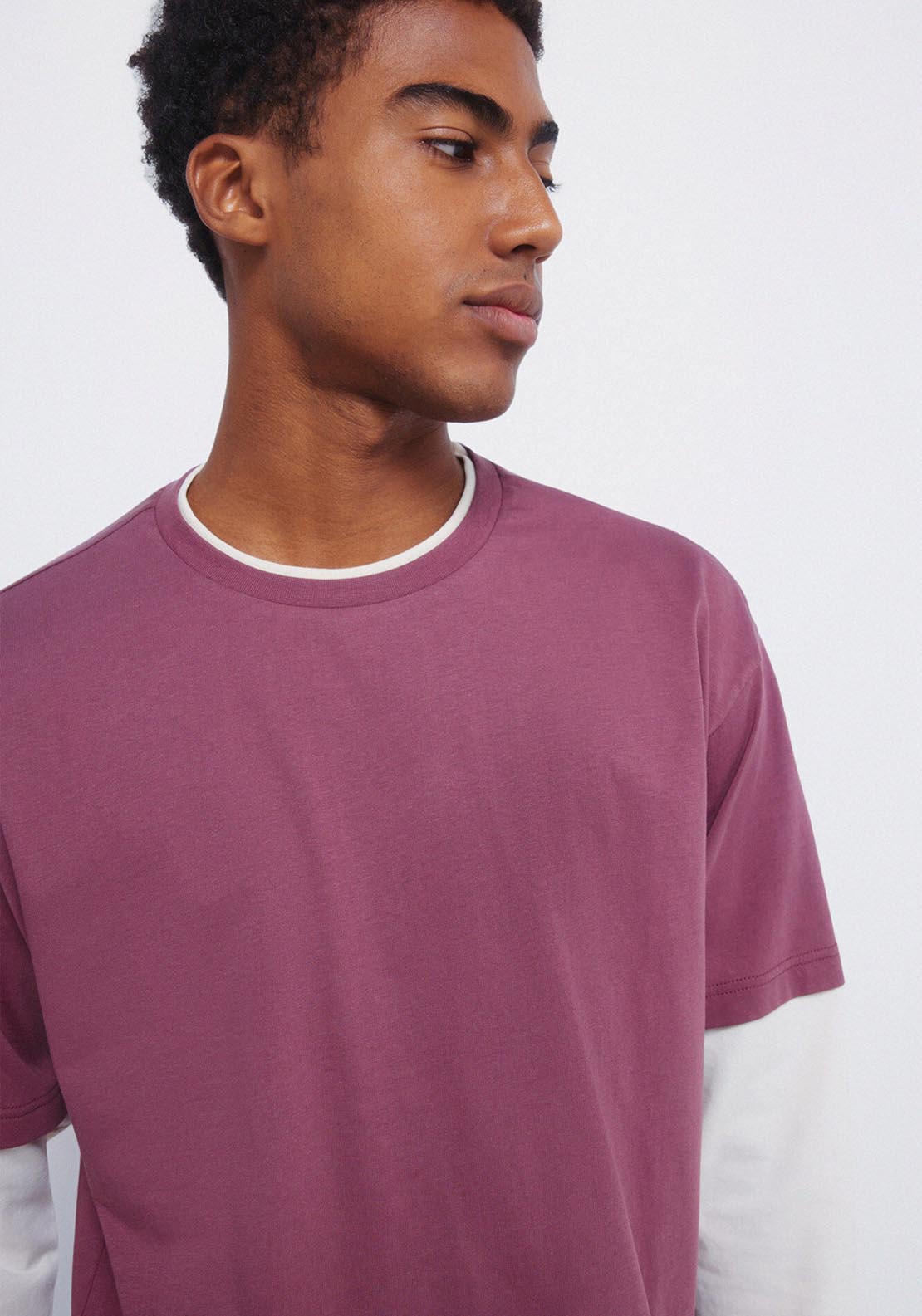 Double Long Sleeve T-Shirt - Red