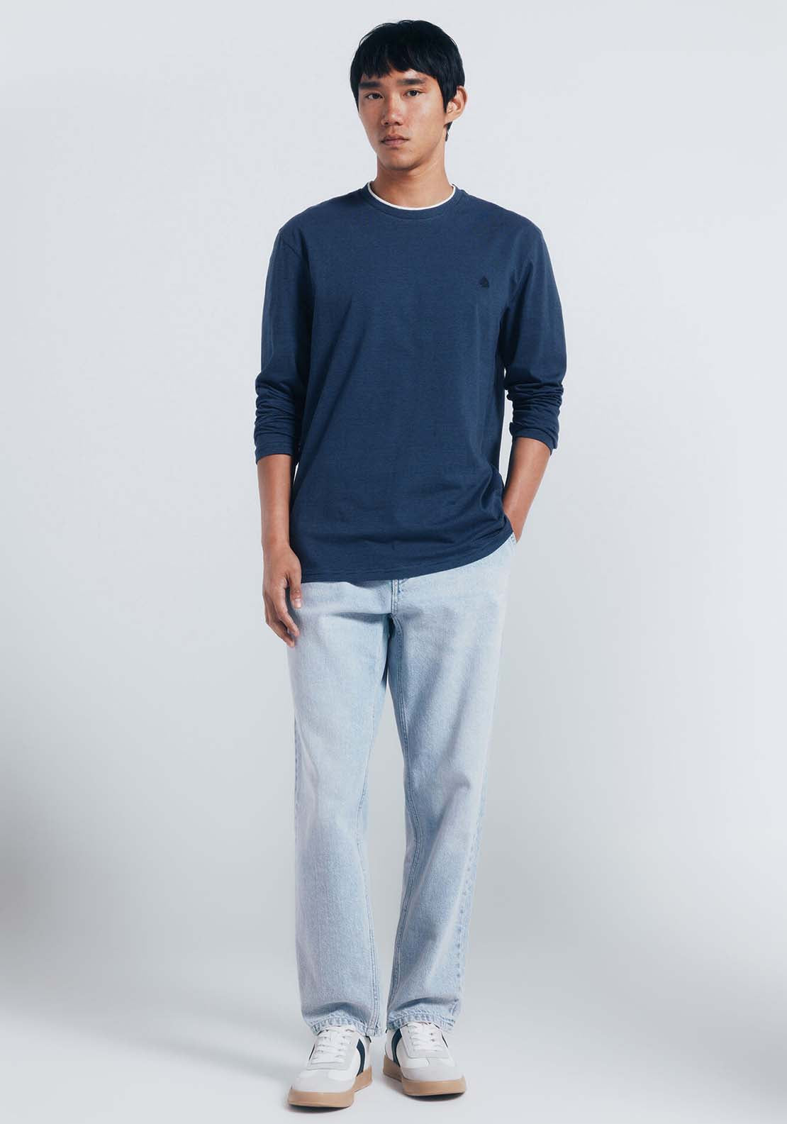 Textured Jumper - Blue