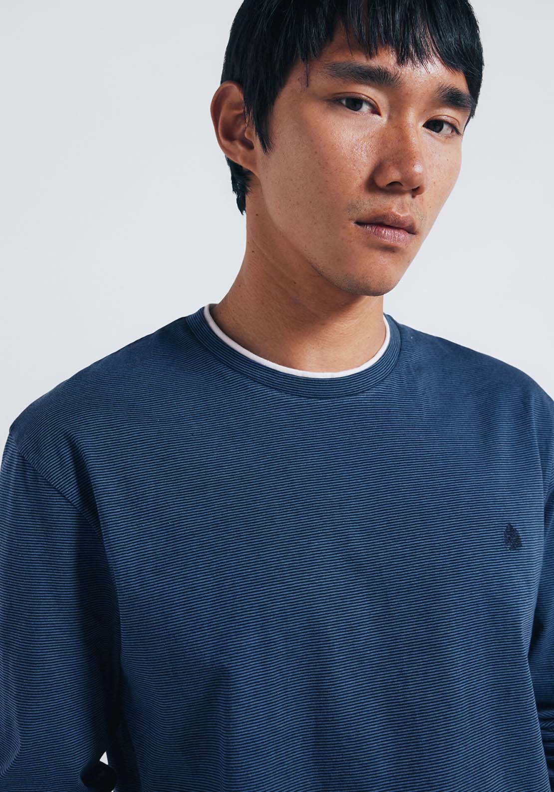 Textured Jumper - Blue