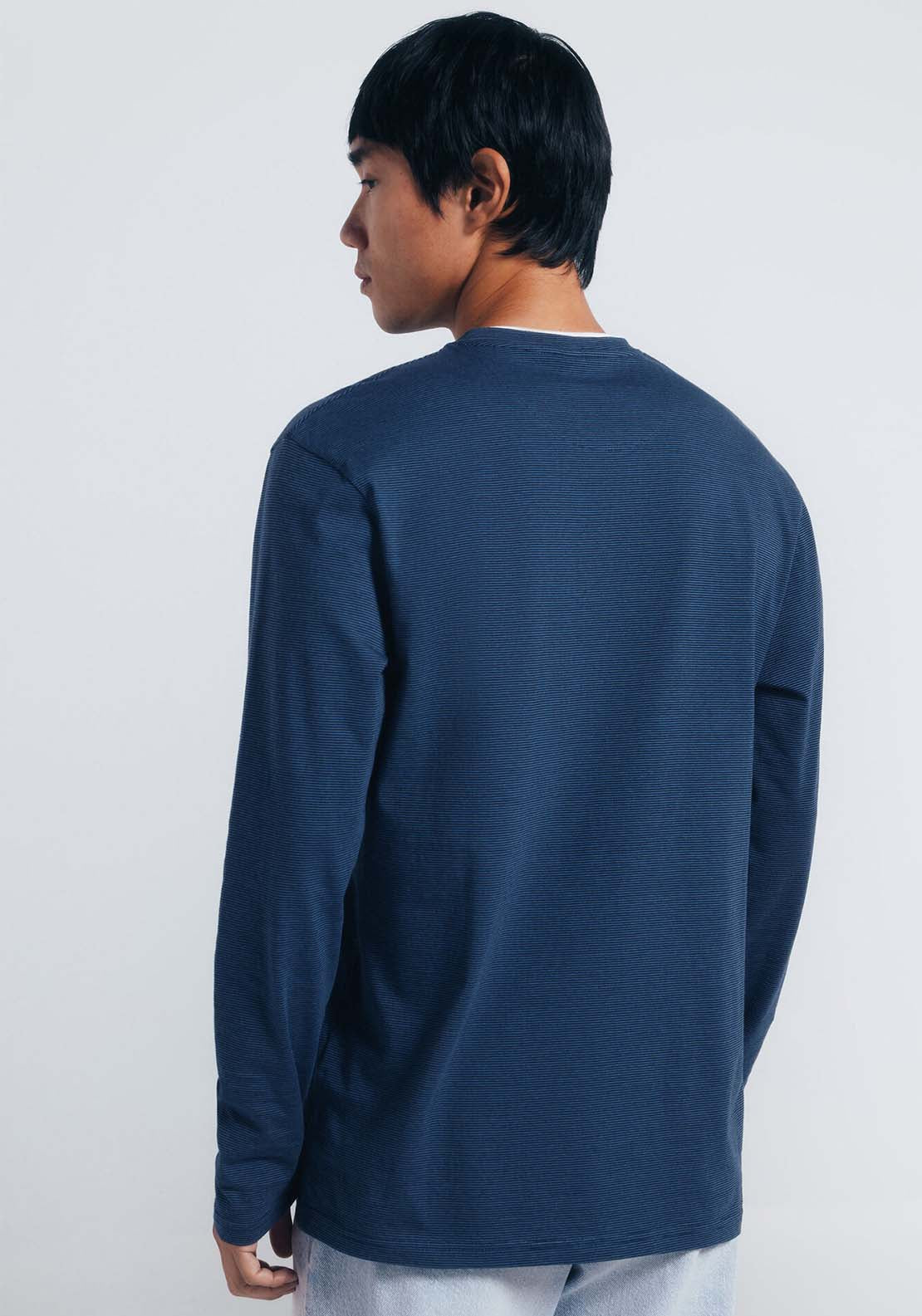Textured Jumper - Blue