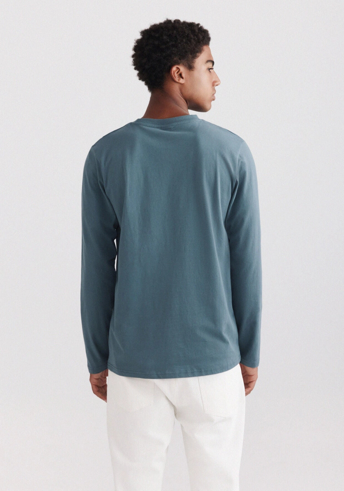 Springfield Basic T-Shirt - Blue 2 Shaws Department Stores