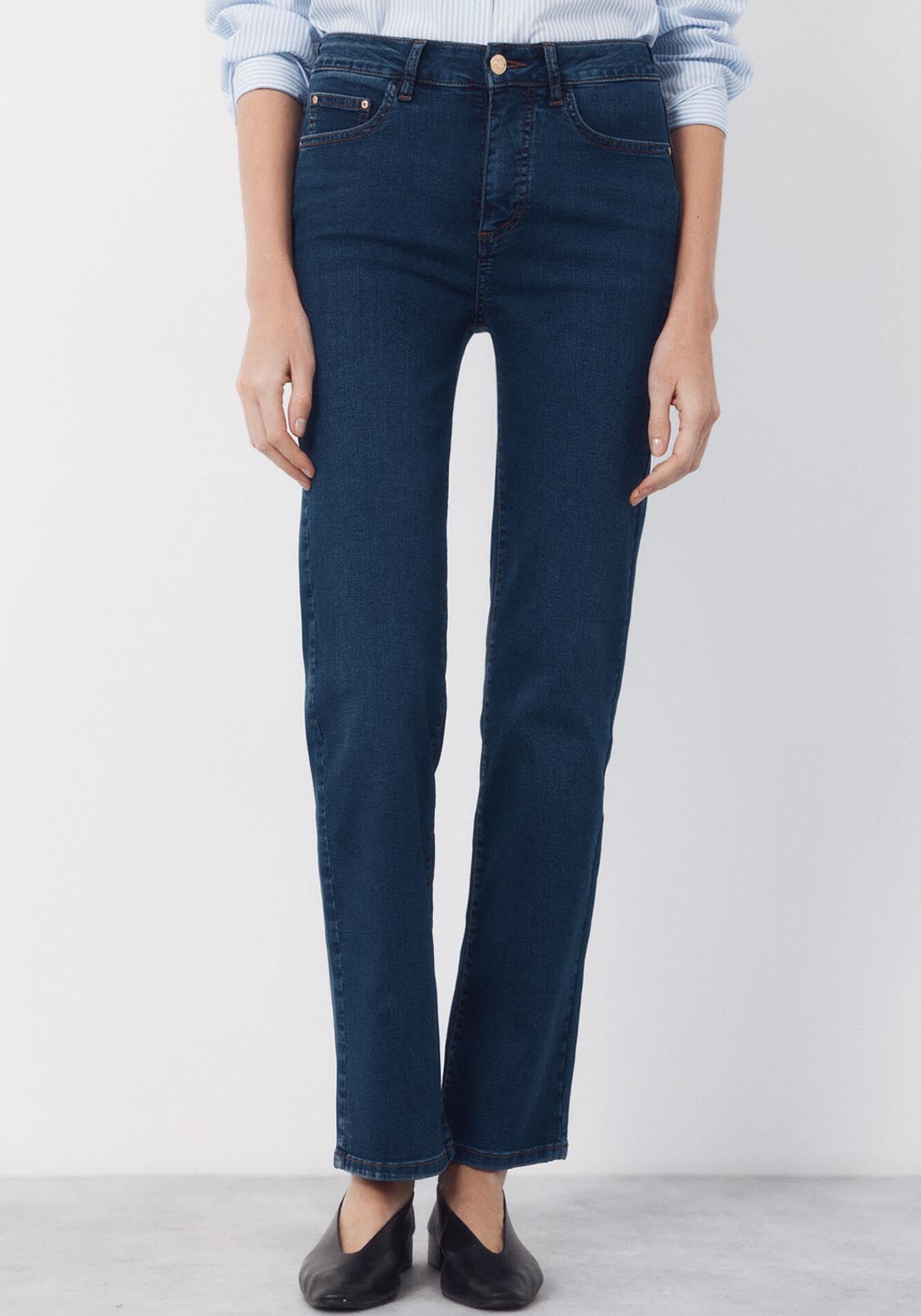 Sensational Straight Jeans - Blue