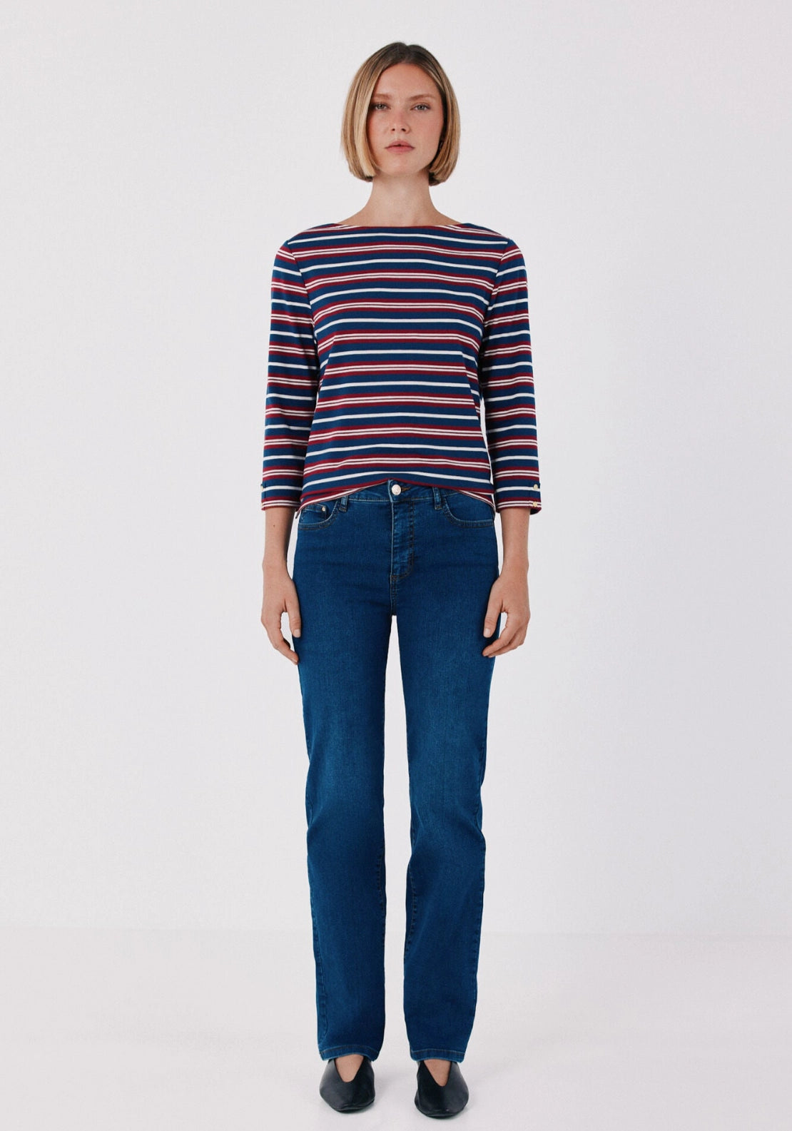 Shaping Sensational Straight Jeans - Medium Blue