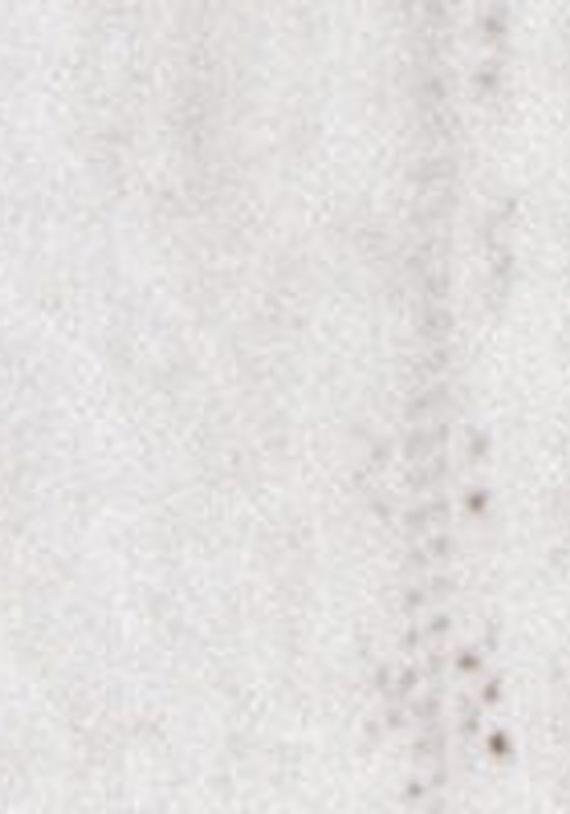 V Neck Lace Fabric Top - White
