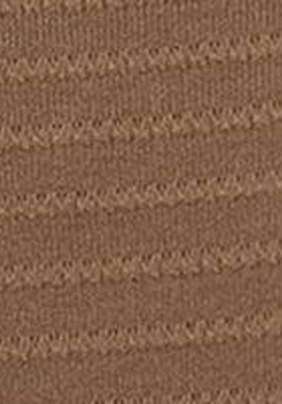 Striped Structured T Shirt - Beige