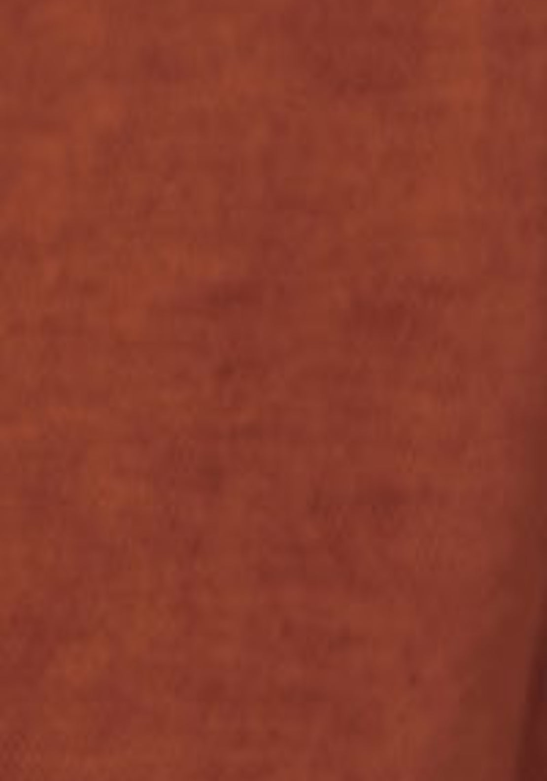 V Neck T Shirt With Trim - Medium Brown