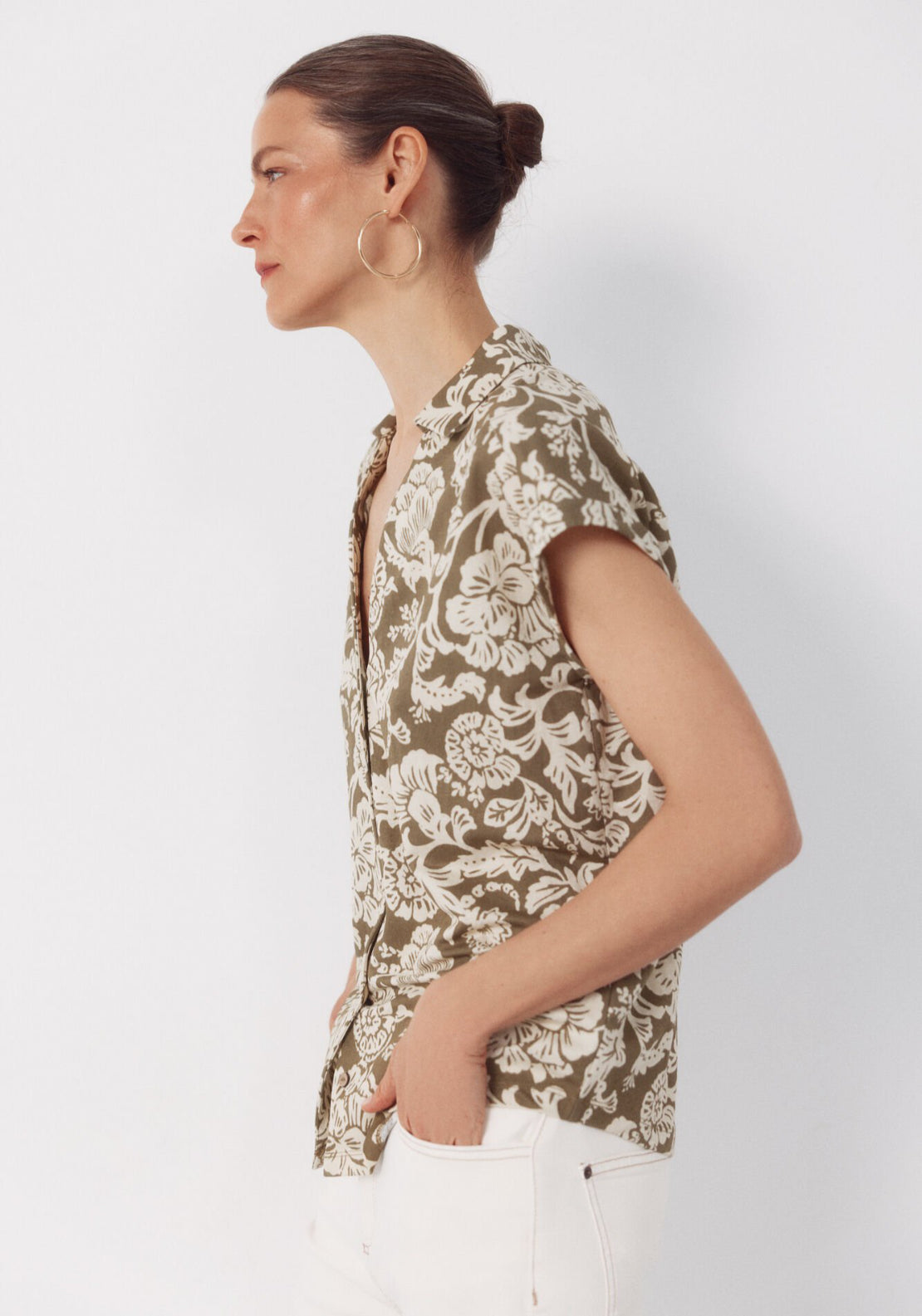 Cortefiel Piqué Polo Blouse - Multicolour 3 Shaws Department Stores