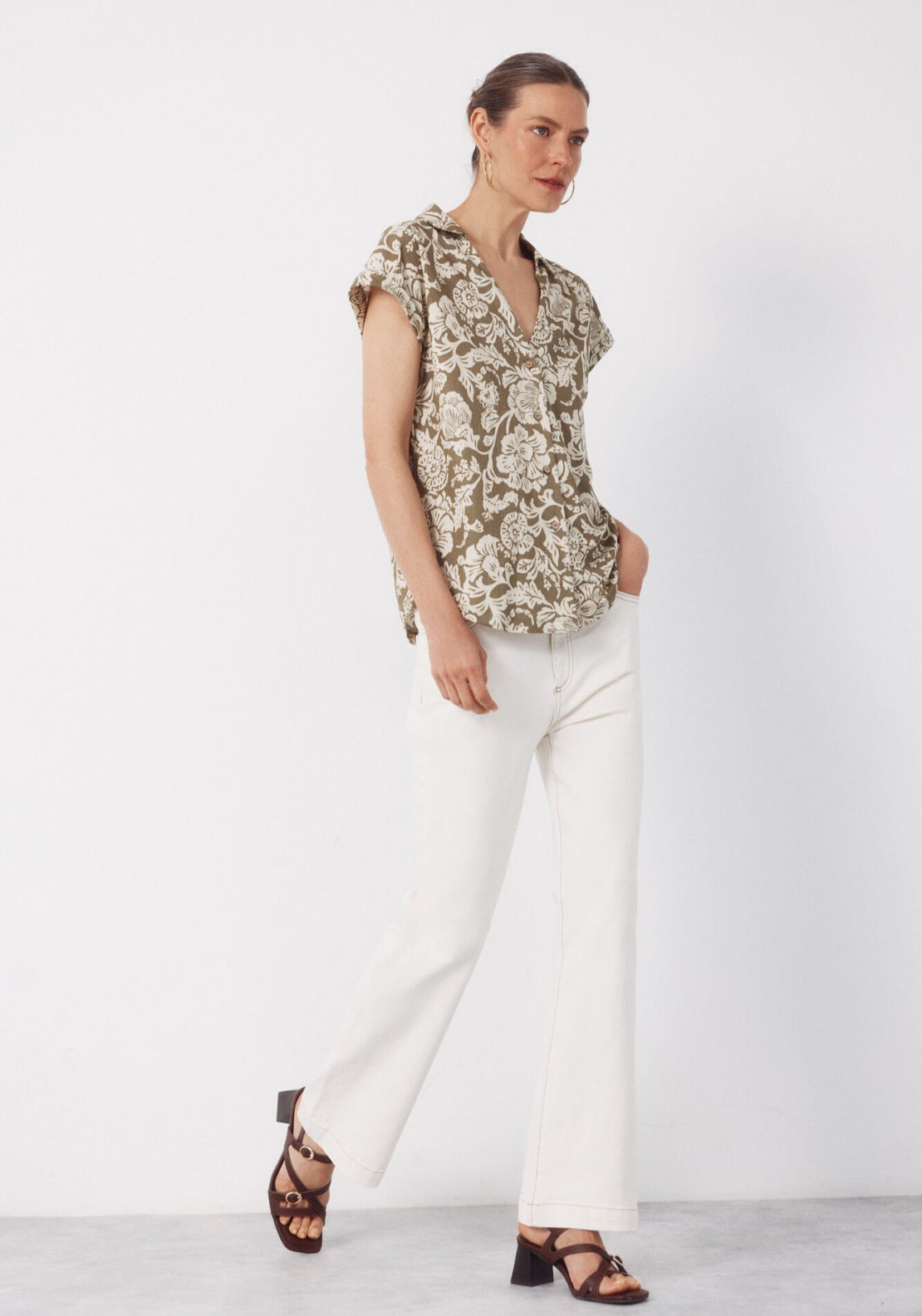 Cortefiel Piqué Polo Blouse - Multicolour 4 Shaws Department Stores